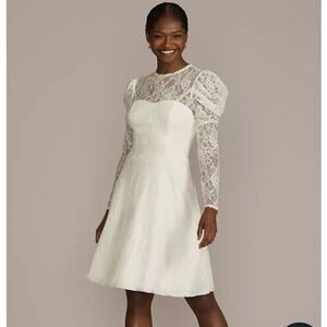 NWT Puff Sleeve Mini Dress